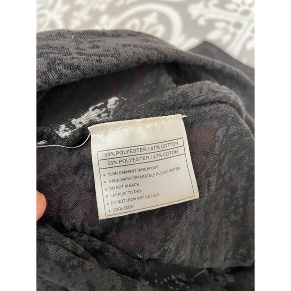 Ariat Women's T-Shirt Tunic Crewneck Short Sleeve M Black Graphic Print Pullover - Picture 8 of 9